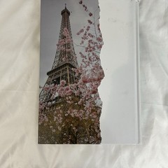 Hardcover Blank Eiffel Tower & Cherry Blossom Notebook Drawing & Journaling