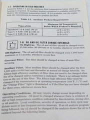 Allison Mechanics Tips Book MT(B) 600 Series Transmissions SA 1357K