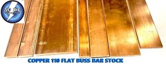 Copper 110 Flat BUSS Bar Stock – YOU CHOOSE THE SIZE- 1/8″, 1/4″,3/8″, 3/16″