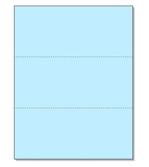 Nextdaylabels – Pack Of 500 Sheets 8-1/2 X 11 Letter Size Perforated Paper Blue