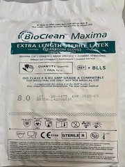24 inch Disposable Latex Cleanroom Glove full arm protection