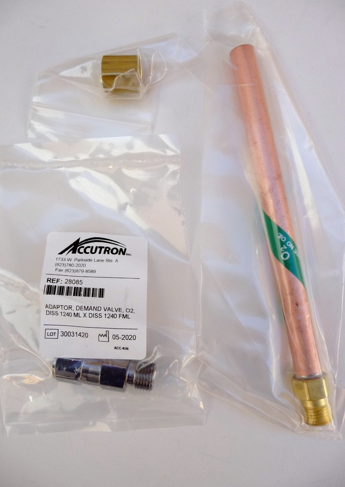 ACCUTRON Oxygen Check Valve Riser OEM PN: 23173