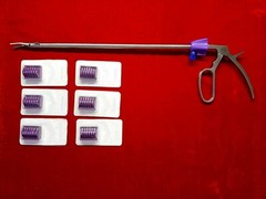 Laparoscopic Hemo-Lock Applier 10mmx330mm with 6pc Cartridge Surgical instrument