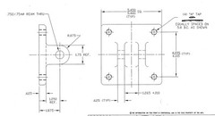 3/4 ” bore Clevis Bracket BMP2-5, A-81-50(1/2-20 )