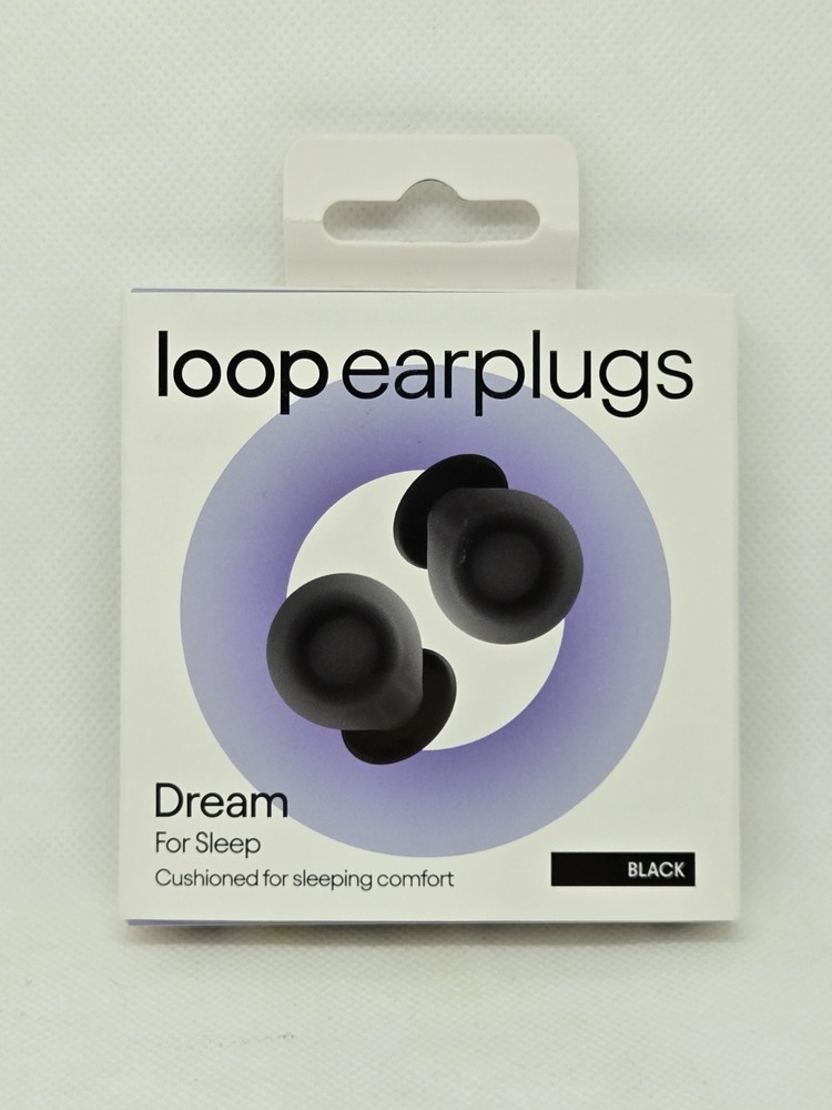 Black Loop Dream Earplugs for Deep Sleep, Napping and Snoring Brand New, Sealed