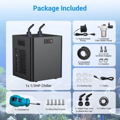 Pro Water Chiller Cold Plunge Ice Bath Chiller Cooler with Built Filter and Pump
