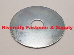 5/8×3 Fender Washers 5/8″ x 3″ Large OD Washer 5/8 x 3 Washers .625 x 3.00 Zinc