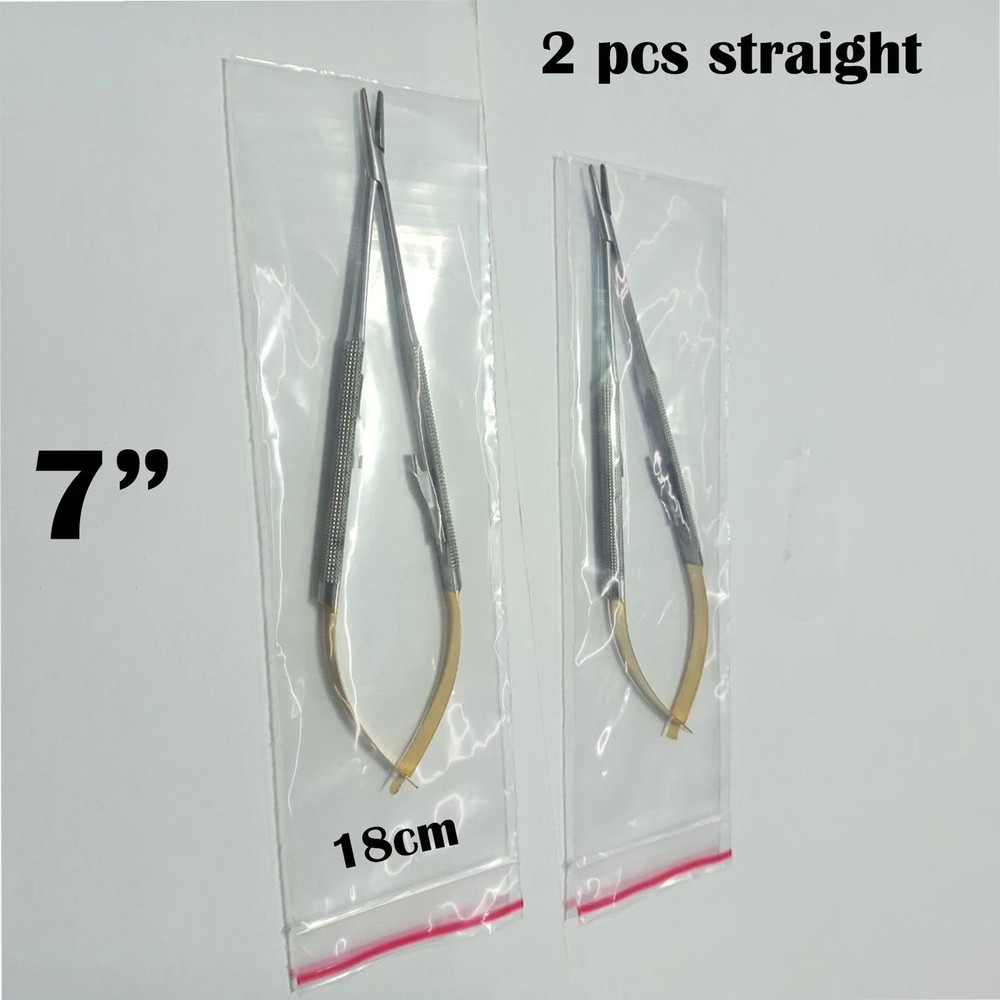 HU FRIEDY Castroviejo Needle Holder 7″ 18cm Lot of 2 Pcs NH5024SiM