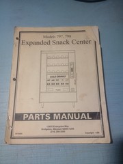 Models 797 798 Expanded Snack Center Parts Manual #B0234
