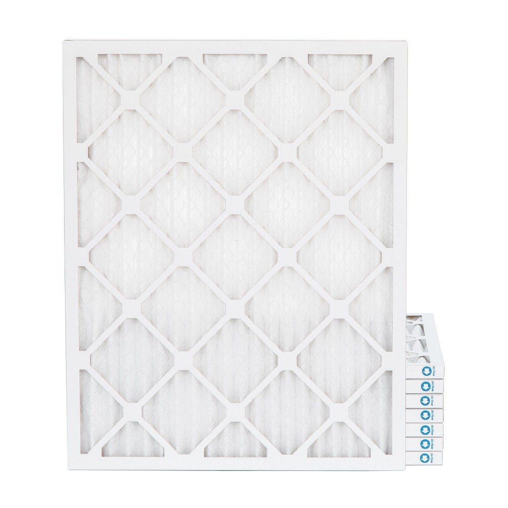 Pamlico 12x25x1 MERV 11 Pleated AC Furnace Air Filters.  Case of 12