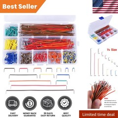24 AWG Preformed Jumper Wires – 560 Pieces with Free Storage Box Included