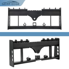 45″ Skid Steer Pallet Fork Frame W/ Receiver Hitch 2500lbs Kubota Bobcat Tractor