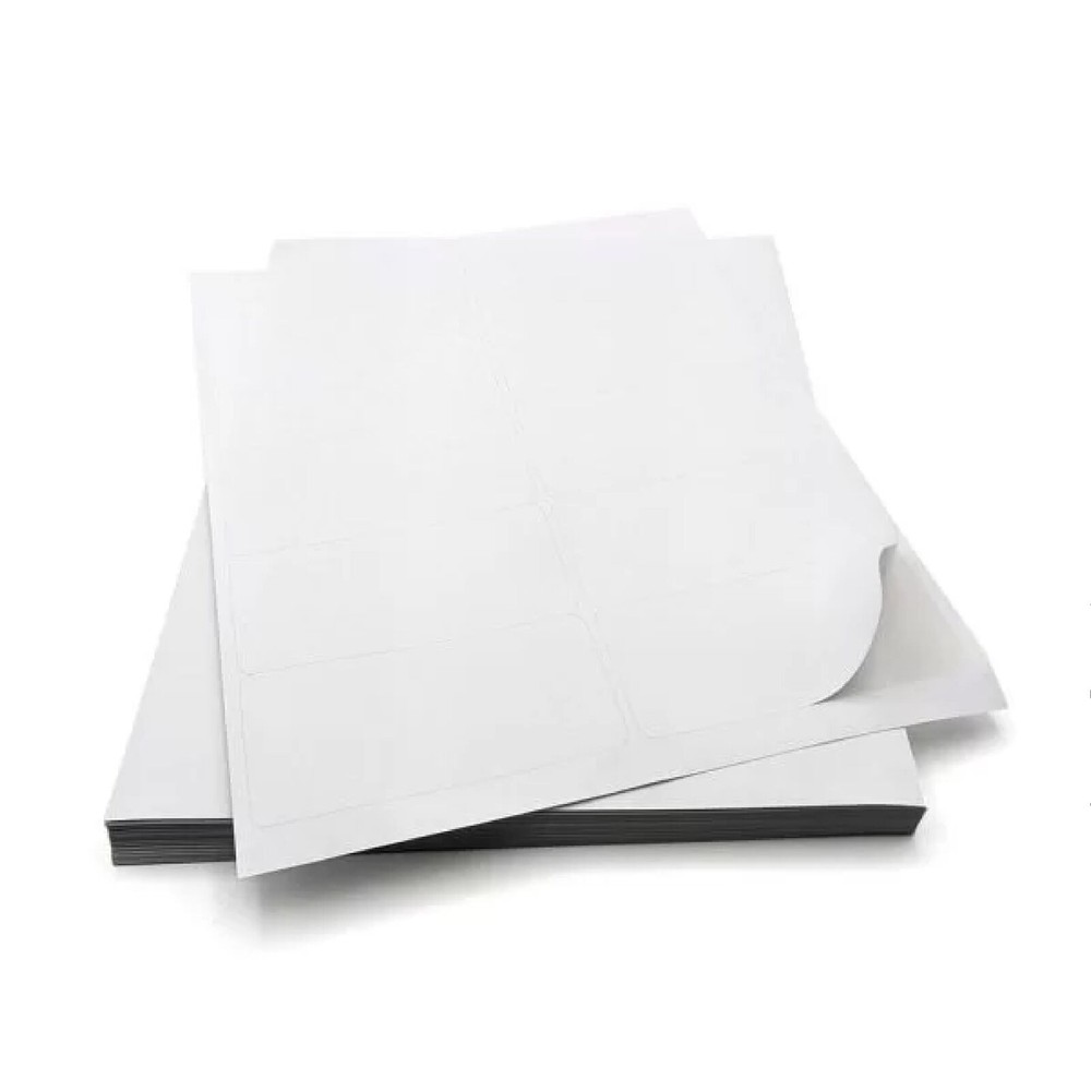 4″ x3.3″ White Laser Sheet Labels 6 Labels Per Sheet 40000 Sheets for Shipping