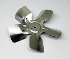 Metal Fan Blade A95225 9″ Diameter 5 Blades 1/4″ Bore Hub CCW 30 Degree Prop