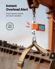 VEVOR Digital Crane Scale 1100 lbs/500 kg Heavy Duty Industrial Hanging Scale