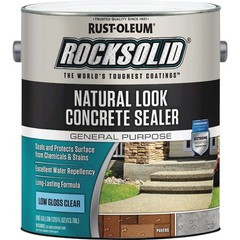 Rust-Oleum 317928 RockSolid Natural Look Concrete Sealer, 1 Gal., Clear