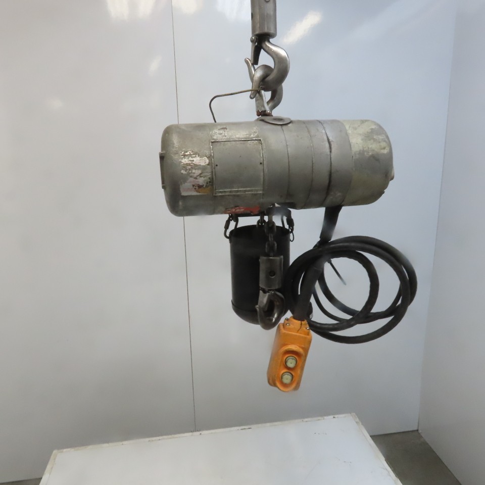 Lodestar Model A 1/8 Ton Electric Chain Hoist 10′ Lift 32FPM 115V 1Ph