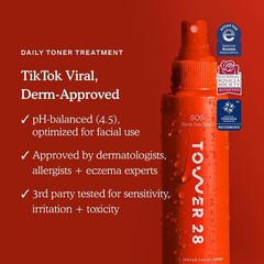 Tower 28 Sos Daily Rescue Facial Spray For Sensitive Skin Hypochlorous Acid