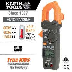 400A Digital Clamp Meter with GFCI Tester & Circuit Breaker Finder