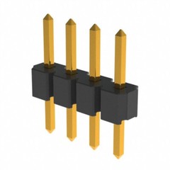 20 Pieces of Sullins NRPN041PAEN-RC 4-Position 2mm Single-Row Gold Header