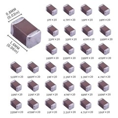 0603 SMD Capacitor Kits 30values*20pcs=600pcs 1PF10uF mlcc Multilayer Ceramic…