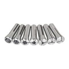 7 Piece Fractional R8 Collet Set 1/8″ to 7/8″ High Precision For Bridgeport