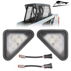 2PCS LED Headlight Work Light Kit LH + RH For Bobcat Skid Steer Loaders #7259523