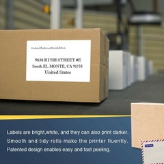 2x DK1241 Die-Cut Standard Shipping Labels 4″x6″ W/Cartridge for Brother QL-1050