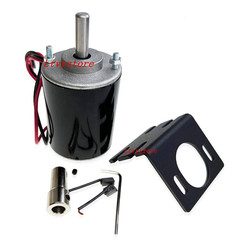 12V Permanent Magnet DC Motor, 30W 3500RPM High Speed CW/CCW Electric Gear Motor