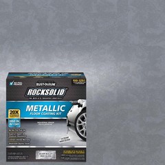 Rust-Oleum 286893 Silver Bullet Metallic Floor Coating Kit 80 oz. (Pack of 2)