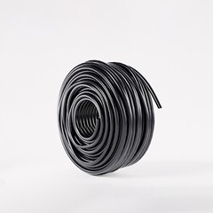 Flexible PVC Cable Sleeving Tubing Wiring Harness Black Automotive Wire Loom