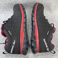 Reebok Work Exofuse Safety Shoes Men’s 10.5W Black Red ASTM F2413 SD10