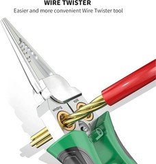 8In1 Wire Stripper Twister for Cutting and Pulling Wires, Cable Scissors,Voltage