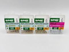 (400 pcs) Variety SPAX Exterior/Interior Power-Trim Head Wood & Composite Screw