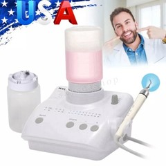 For Cavitron Dental Ultrasonic Scaler fit EMS + LED Handpiece+5 Tips+2 Bottles