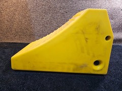 Monster Motion Safety Checkers MC3011 Heavy-Duty Wheel Chock 16 In H Urethane
