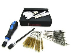 20pc Industrial Quality Wire Brush Set Extra Long Reach Pro Abrasives Tool Kit