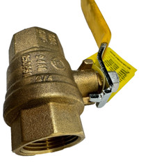 Apollo 94A-104-01 3/4″ NPT Brass Ball Valve, Full Port 600-psi CWP, Lever Op.