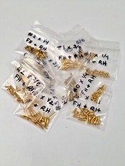 MINIATURE BRASS WOOD SCREW 3 DIFFERENT ASSORTMENTS