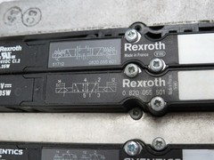 REXROTH IP 65 R480213682 R 480 213 682 SOLENOID VALVE SYSTEM 24 VDC 10 BAR T1841