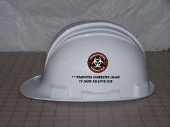 3 – Zombie Outbreak Response Team Tool Box Hard Hat Helmet Sticker Red H126
