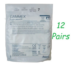 12 – Gammex Non-Latex PI Polyisoprene Powder-Free Surgical Glove Sz 7