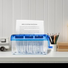 Eco-Friendly Hand Powered Paper Shredder – Ideal for Home & Office use