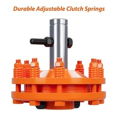 For Tractor PTO Slip Shafts, 1 3/8″ 6 Spline Smooth Round Ends Clutch