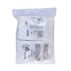 2 bags Dental Orthodontic Bands Elastics Rubber Bands 1/4,3.5OZ (fox) 50pcs/bag