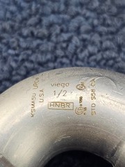 Viega MegaPress 1/2″ 90-Degree Street Elbow, Press x Fitting, HNBR, KSMA5U