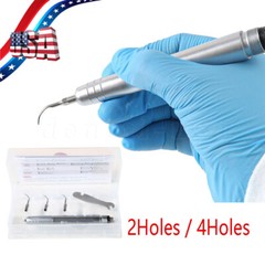 Dental NSK Style Ultrasonic Air Scaler Handpiece Super Sonic 2/4 Holes With Tips