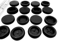 Hole Plugs For Auto Body Sheet Metal Solid Rubber Choose From 7 ID’s 1/16″ Panel