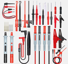 33PCS Multimeter Test Leads Kit with Replaceable Probes Wire-Piercing Probes /BE
