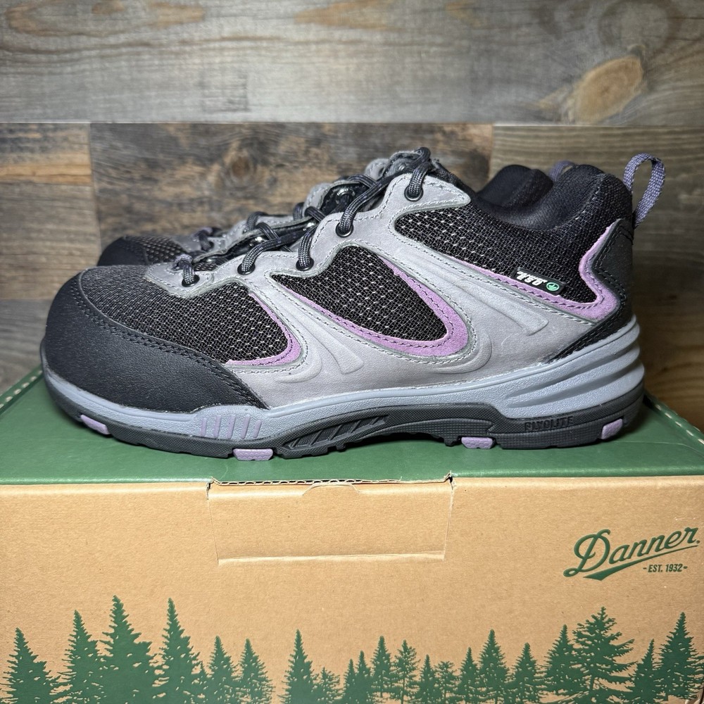 Danner Women’s Springfield Low ESD Static Dissipating Gray/Purple 8M 12212